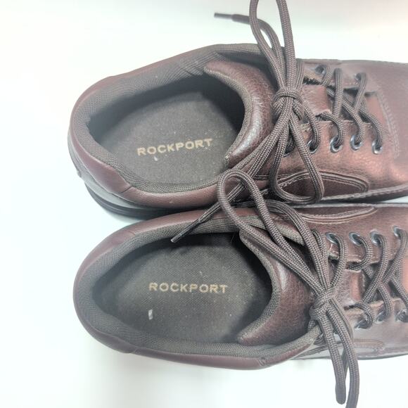 Rockport Ridgefield Eureka Laceup K71201Business Casual Shoes Men\'s 10 Brown main image 5